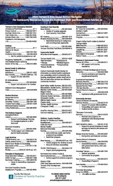 2024 Terrace & Area SOCIAL SERVICES NAVIGATOR